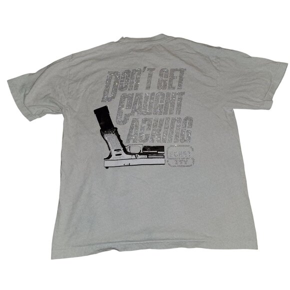 Graphic Tee Los Angeles Apparel L Gun Print "Dont Get Caught Lacking" - Picture 2 of 6